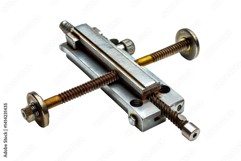 Innovative mechanical tool showcasing precision engineering and craftsmanship in a workshop setting isolated on transparent background Innovative mechanical tool showcasing precision engineering and craftsmanship in a workshop setting isolated on transparent background