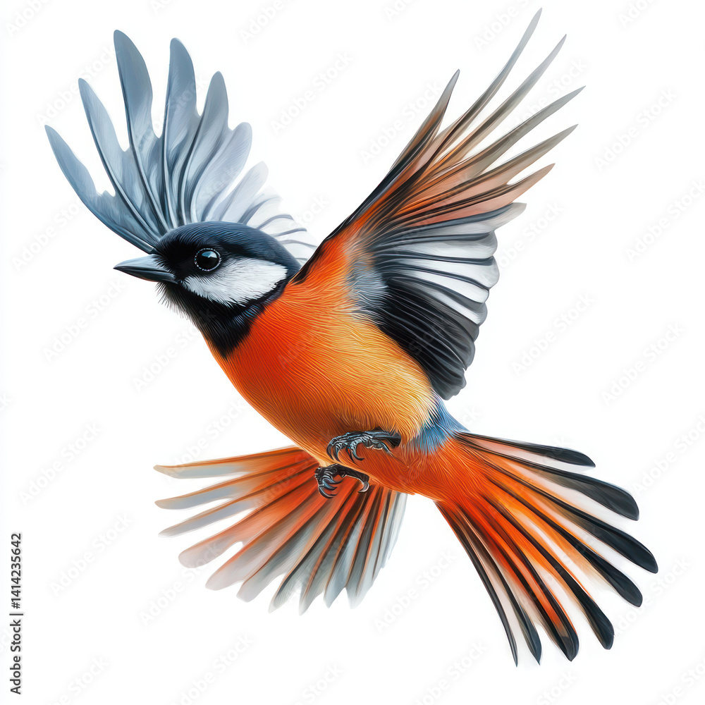 Obraz premium bird on a white background