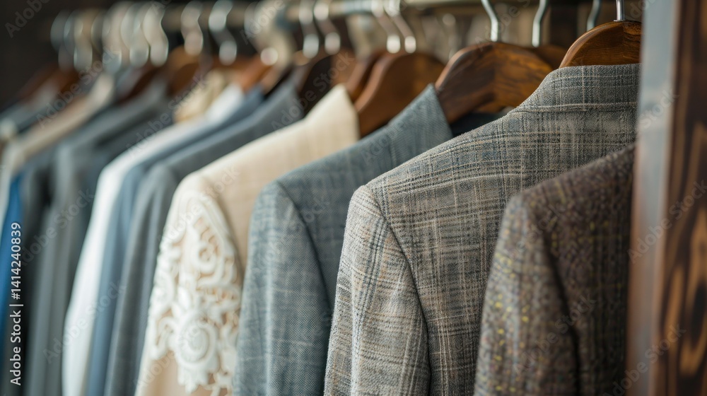 Obraz premium Imagine a line of eco-friendly wedding attire