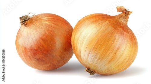 Wallpaper Mural Golden Onions: A Still Life Study of Two Bulbs Torontodigital.ca