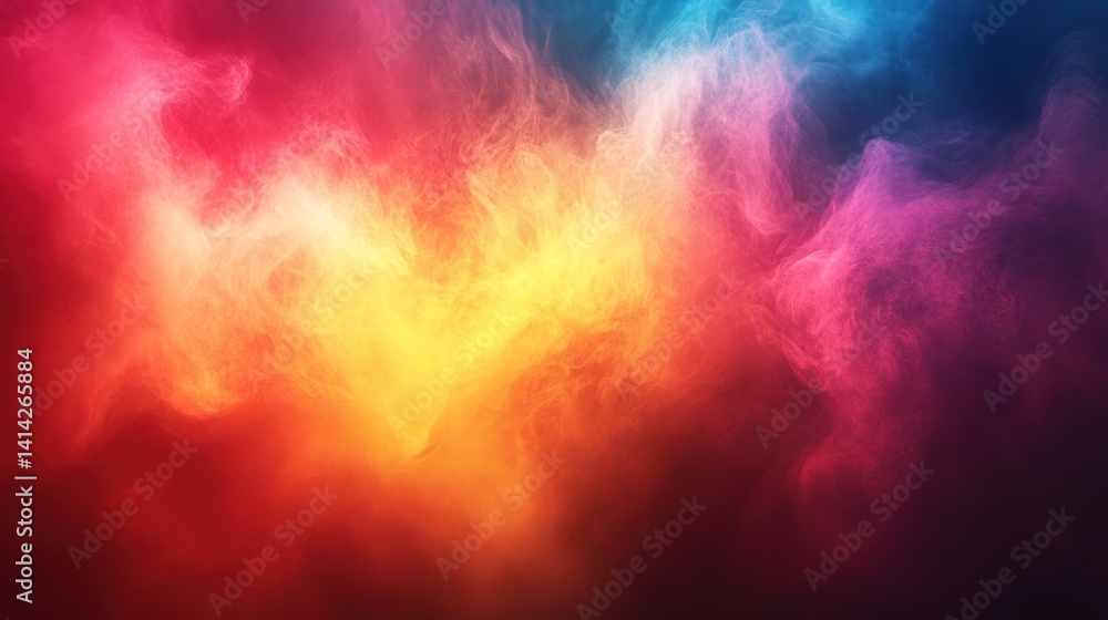 Abstract Colorful Smoke: A Vivid Symphony of Hues Abstract Colorful Smoke: A Vivid Symphony of Hues