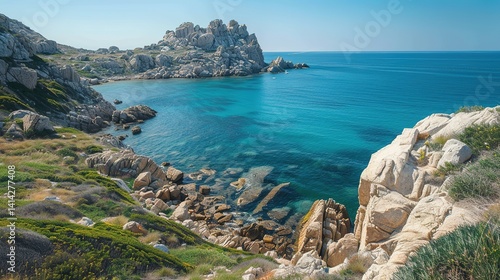 Layered Sky and Tranquil Sea Blending in Perfect Harmony, Evoking Peace, Depth, and Coastal Natural Beauty