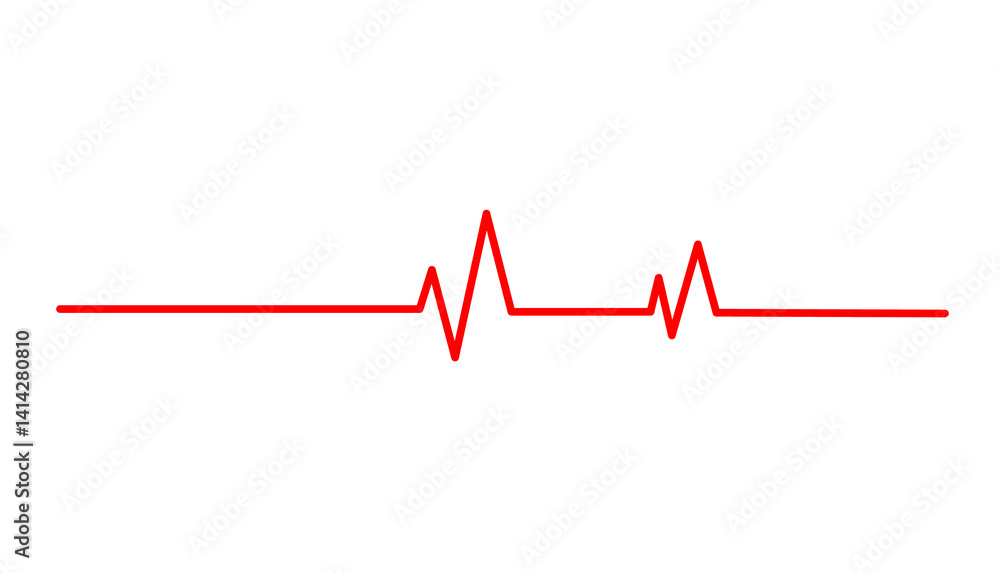 Cardio Pulse Wave – Vector ECG Curve with Red Heartbeat Line, Medical Monitor Symbol, Health Care Icon for Clinic, Hospital or Diagnosis Illustration on Isolated Background PNG Cardio Pulse Wave – Vector ECG Curve with Red Heartbeat Line, Medical Monitor Symbol, Health Care Icon for Clinic, Hospital or Diagnosis Illustration on Isolated Background PNG