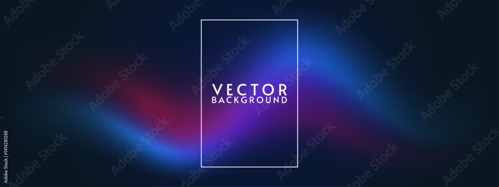 Fototapeta premium Gradient background. Vector abstract illustration. Design for wallpaper, background, poster, banner, invitation.