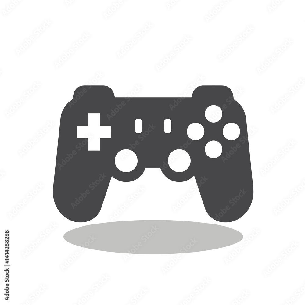 Game Controller Icon in Minimalist Style for Gaming Representation Game Controller Icon in Minimalist Style for Gaming Representation