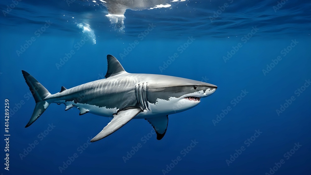 Fototapeta premium great white shark