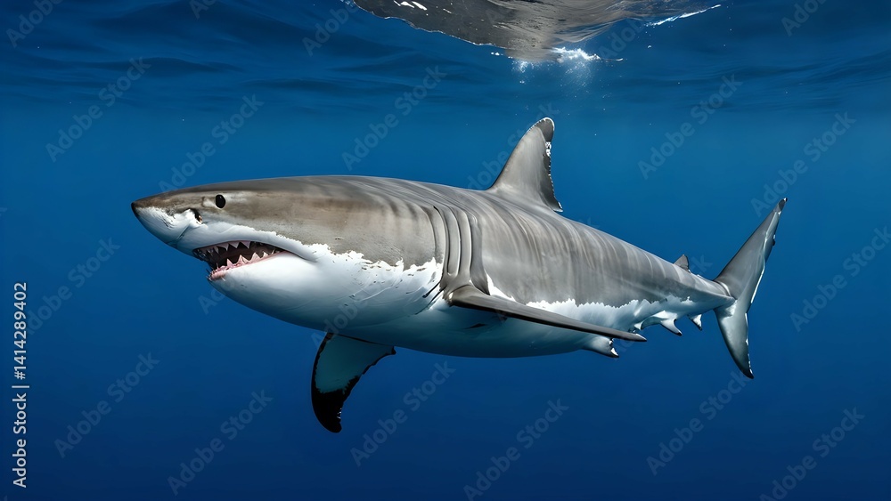 Obraz premium great white shark