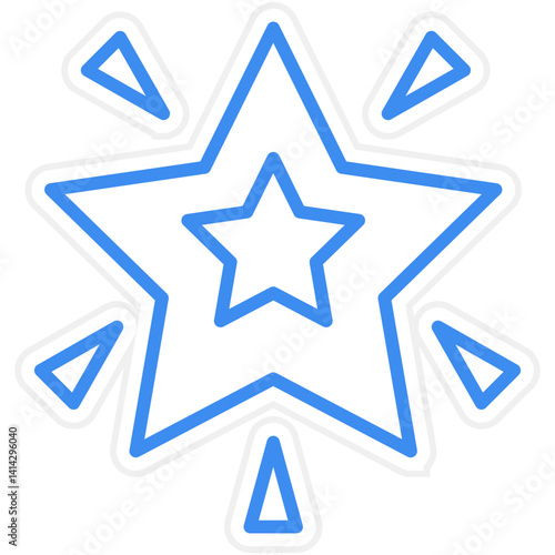 Glowing Star icon style
