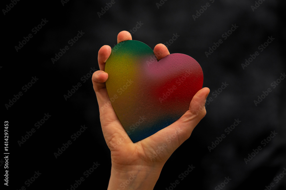 Hand mit Herz