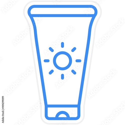 Sunscreen icon style