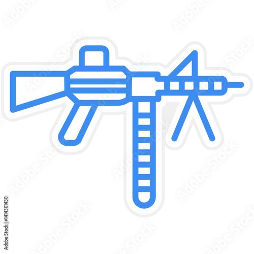 Machine Gun icon style