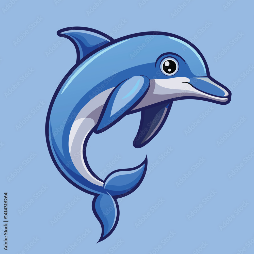 Fototapeta premium dolphin jumping out of water