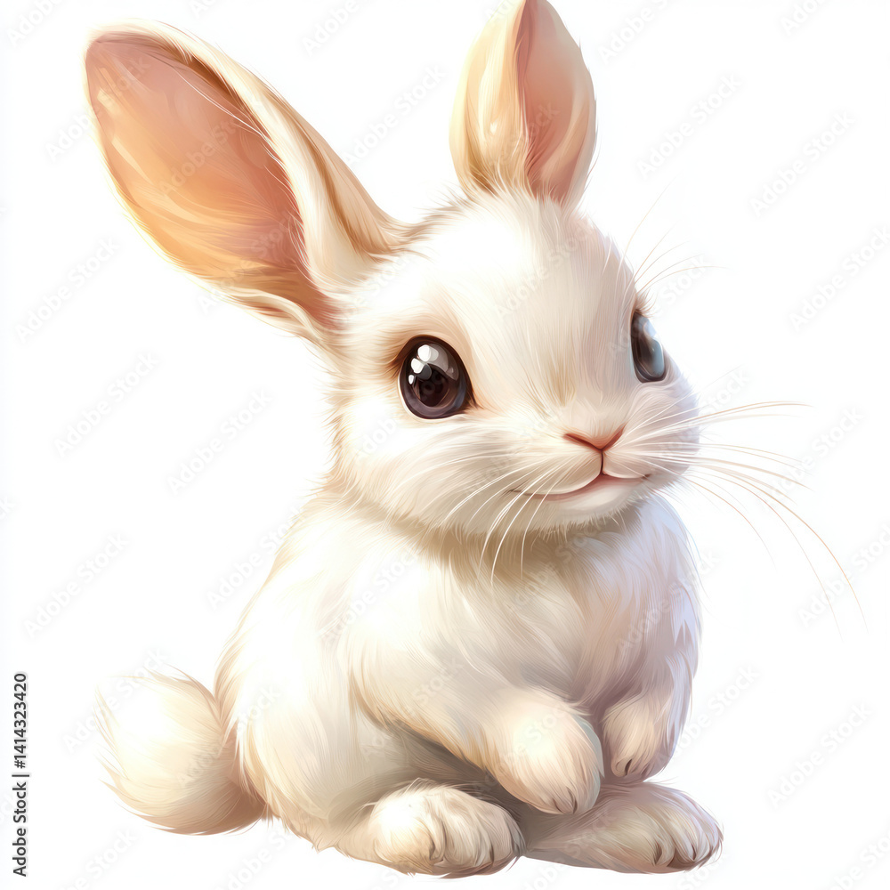 white rabbit on white background white rabbit on white background