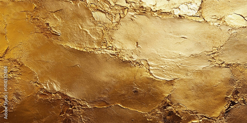 Gold Old rusty metal texture. Holiday shimmering luxury. Festive sparkles and lights golden. A background for advertising a product with a golden bokeh, silk fabric.