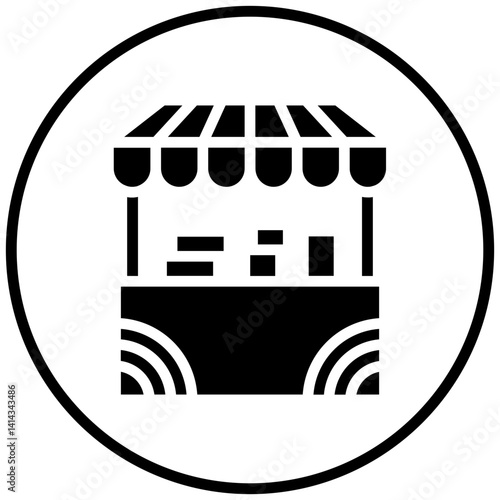 Vector Design Stall Icon Style