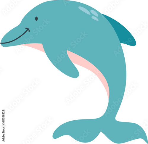 Cute Dolphin Illustration