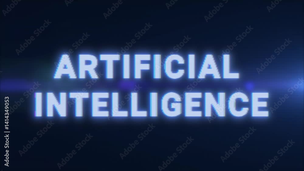 Artificial Intelligence Glitch Intro Artificial Intelligence Glitch Intro