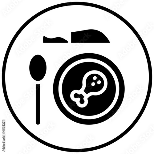 Dinner Icon Style
