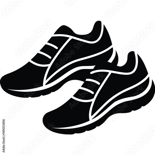Sport shoes vector illustration Adobe Illustrator Artwork