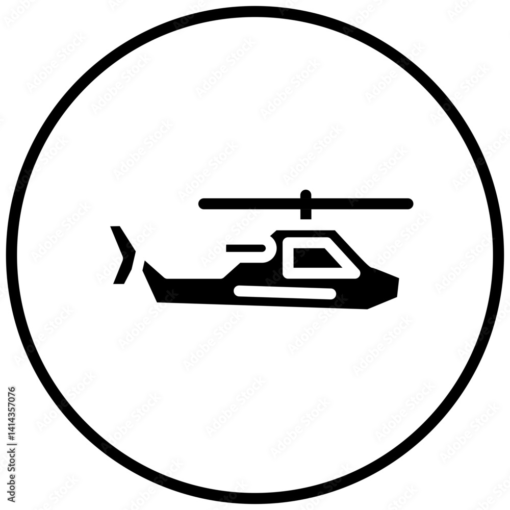 Army Helicopter Icon Style Army Helicopter Icon Style