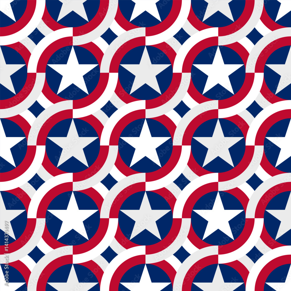 Obraz premium star background. texas pattern design. vector illustration