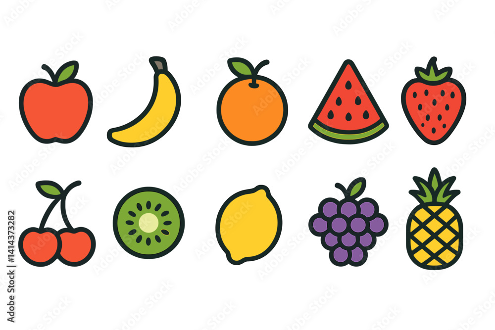 A diverse range of colorful fruits is utilized for healthy eating and snacking purposes A diverse range of colorful fruits is utilized for healthy eating and snacking purposes