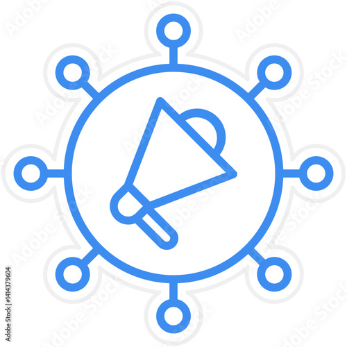 Viral Vector Icon Style