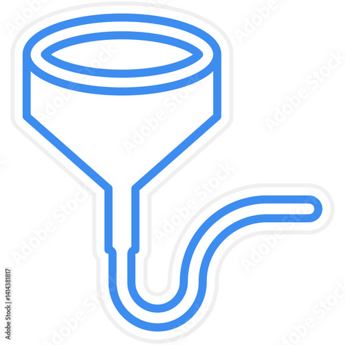 Beer Bong Vector Icon Style