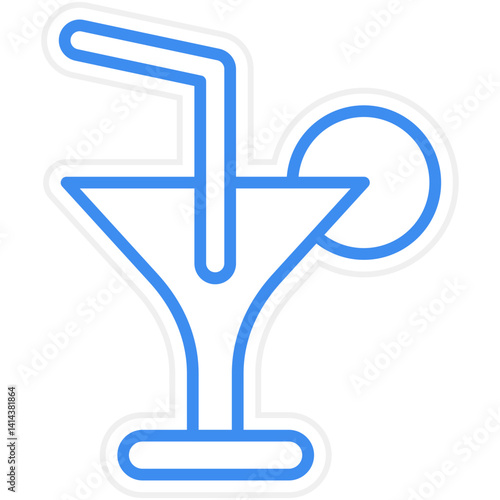 Drinks Vector Icon Style