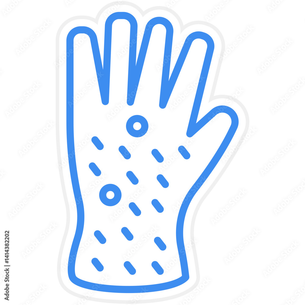 Fototapeta premium Rash Vector Icon Style