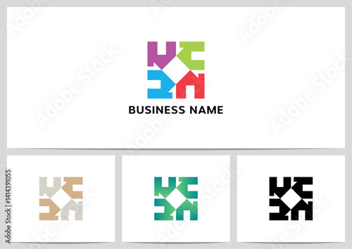 Houses Flipped Upside Down Real Estate Property Logo Design