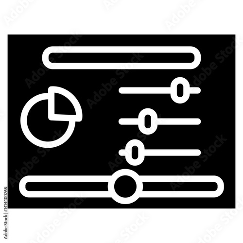 Control Panel Icon Element For Design
