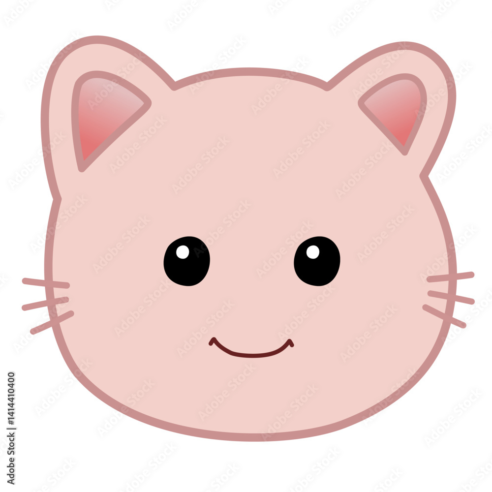 Cute cartoon cat emojis with different expression Cute cartoon cat emojis with different expression