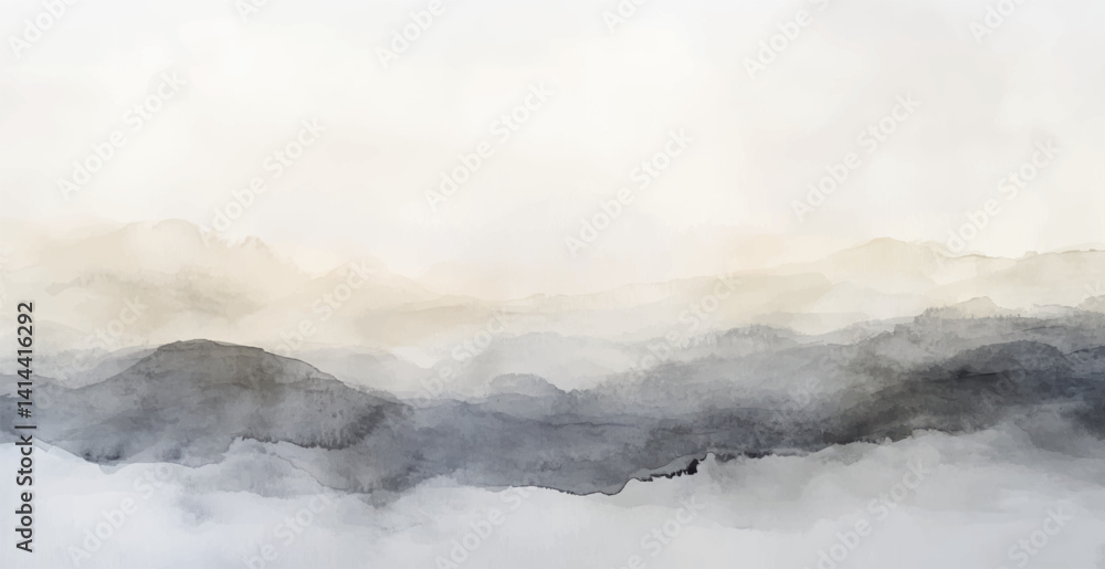 Abstract watercolor art background template. brown and beige watercolor backdrop empty space for text, banner, presentation or product display graphic design Abstract watercolor art background template. brown and beige watercolor backdrop empty space for text, banner, presentation or product display graphic design