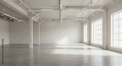 Empty car showroom