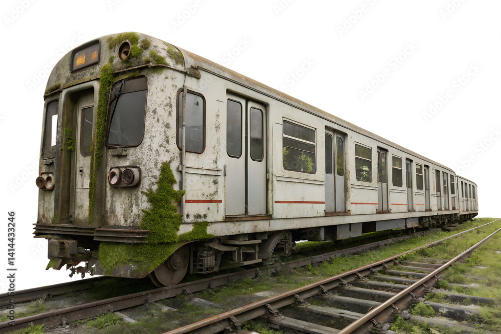 Abandoned/Disused Train on Tracks Abandoned/Disused Train on Tracks