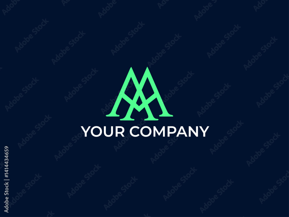 logo design typography logo icon AA logo design typography logo icon AA