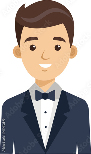 Groom silhouette
