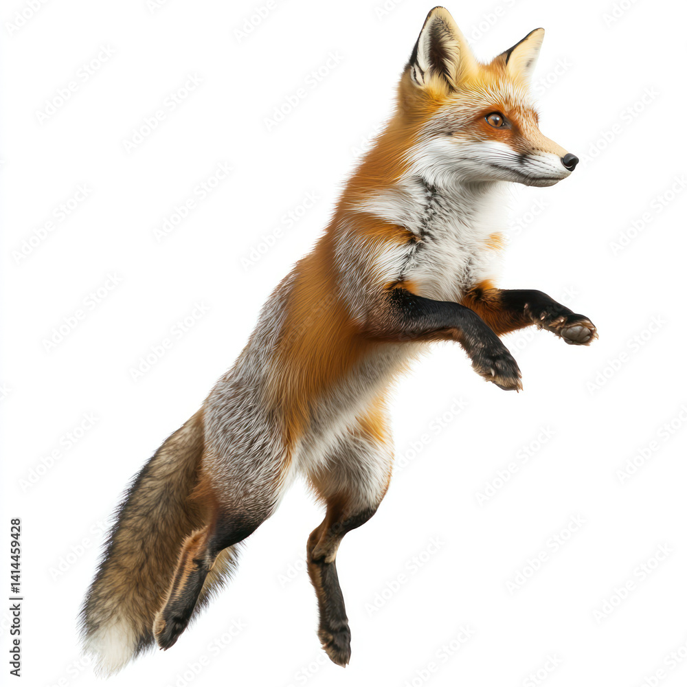 Fototapeta premium red fox vulpes 4 years old