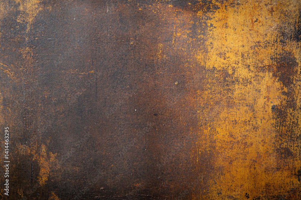 Fototapeta premium Textured hammered metal surface showcasing rustic tones and intricate patterns