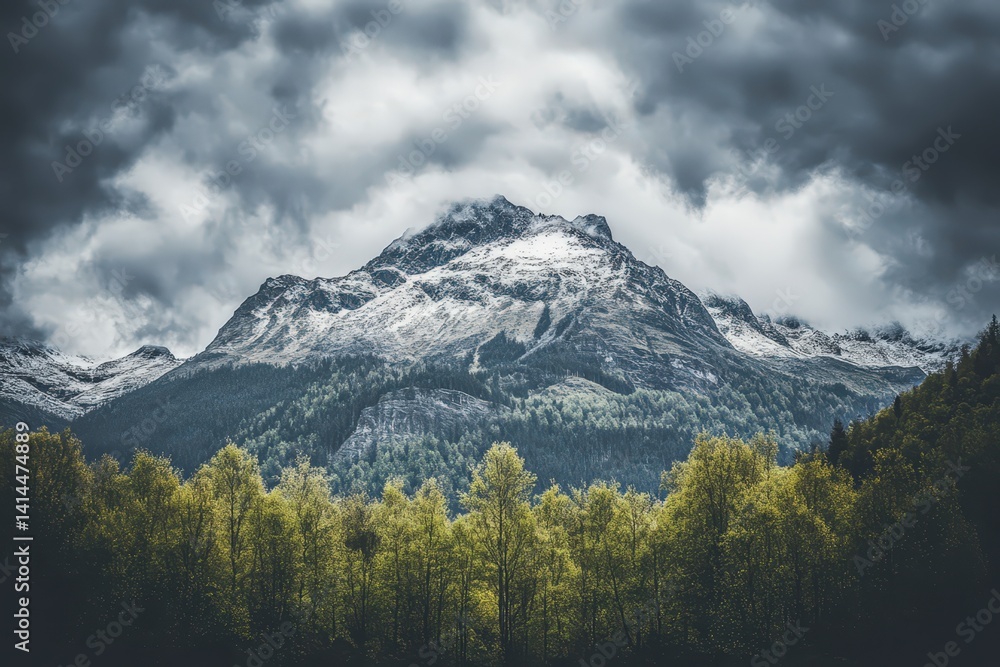Snow capped mountain ridge, Saas-Fee, Valais, Switzerland. Beautiful simple AI generated image Snow capped mountain ridge, Saas-Fee, Valais, Switzerland. Beautiful simple AI generated image