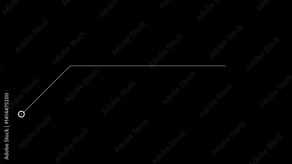 Modern Callout HUD Element With Digital Interface. Alpha. Modern Callout HUD Element With Digital Interface. Alpha.