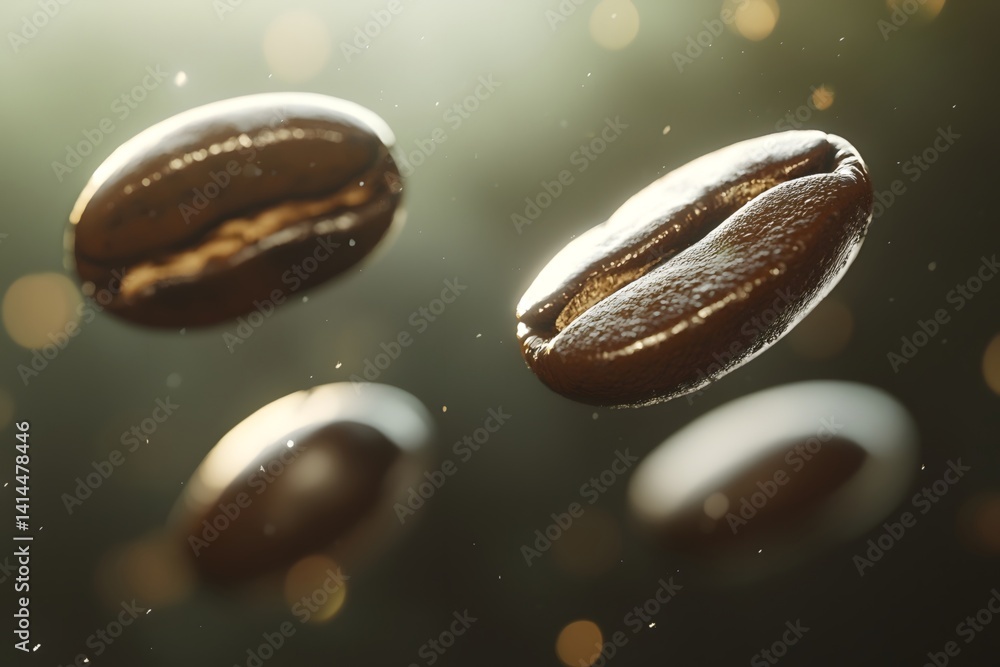 Close-up of coffee beans Close-up of coffee beans