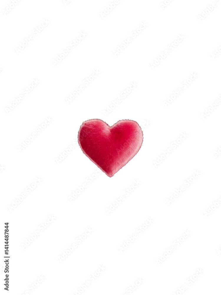 red heart on white background red heart on white background