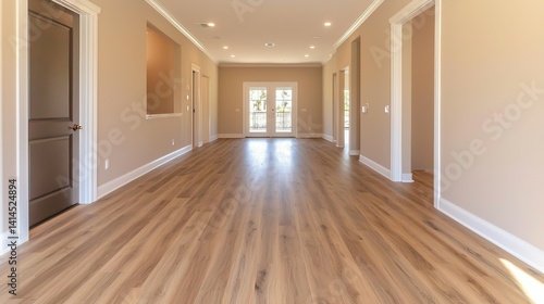 Elegant Room Featuring Gleaming Finished Wood Floors