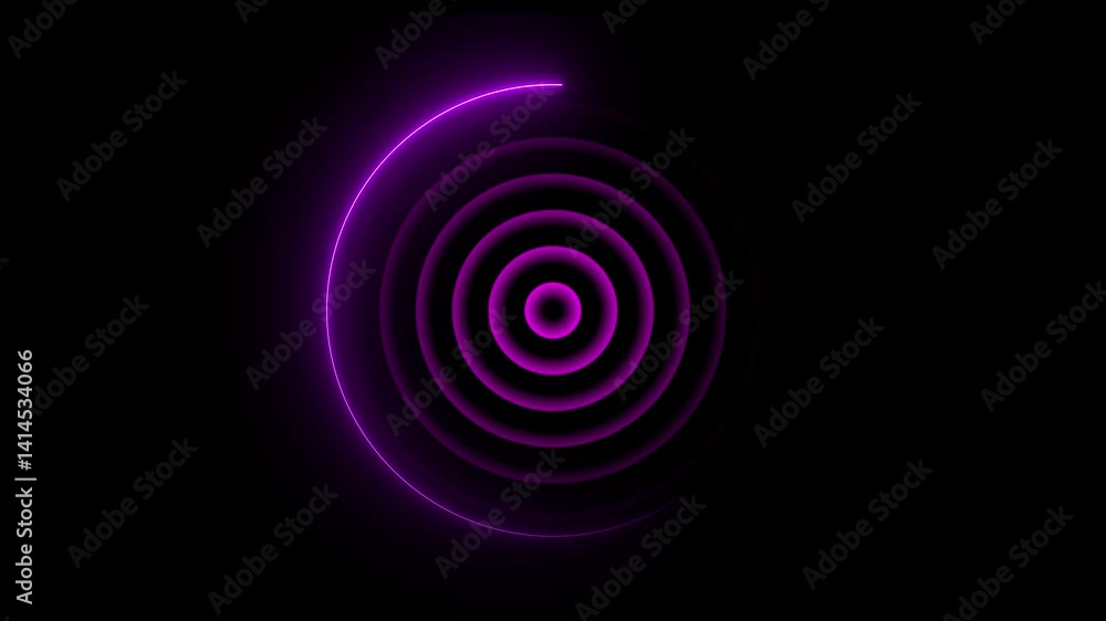 neon Rader Hud technology rotated animated. Neon glow rear sight producing. neon Rader Hud technology rotated animated. Neon glow rear sight producing.