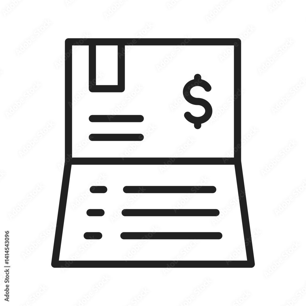Passbook icon vector image. Suitable for mobile apps, web apps and print media. Passbook icon vector image. Suitable for mobile apps, web apps and print media.