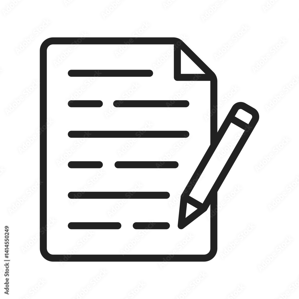 Writing icon vector image. Suitable for mobile apps, web apps and print media. Writing icon vector image. Suitable for mobile apps, web apps and print media.