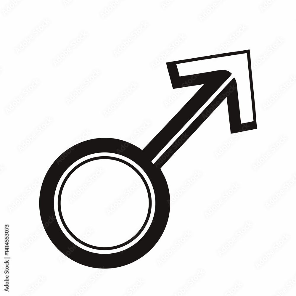 Male Symbol Icon Vector Illustration Design Sign Gender Graphic Concept Man Male Symbol Icon Vector Illustration Design Sign Gender Graphic Concept Man