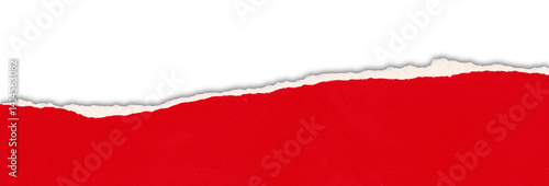 Red paper torn with edge and shadow is on transparent background. bottom composition Free Download Red paper torn with edge and shadow is on transparent background. bottom composition - GFXLoad